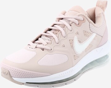 Baskets basses 'Air Max Genome' Nike Sportswear en rose : devant