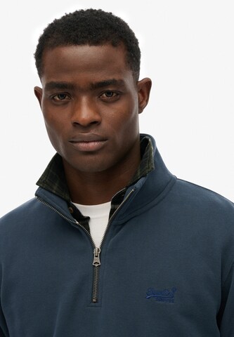Sweat-shirt 'Essential' Superdry en bleu