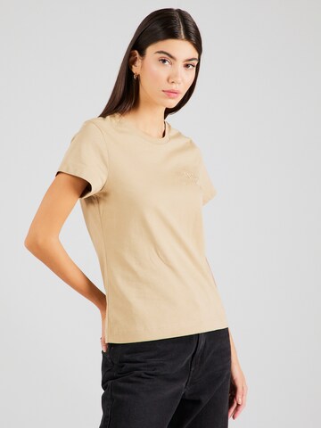 GANT - Camiseta en beige: frente