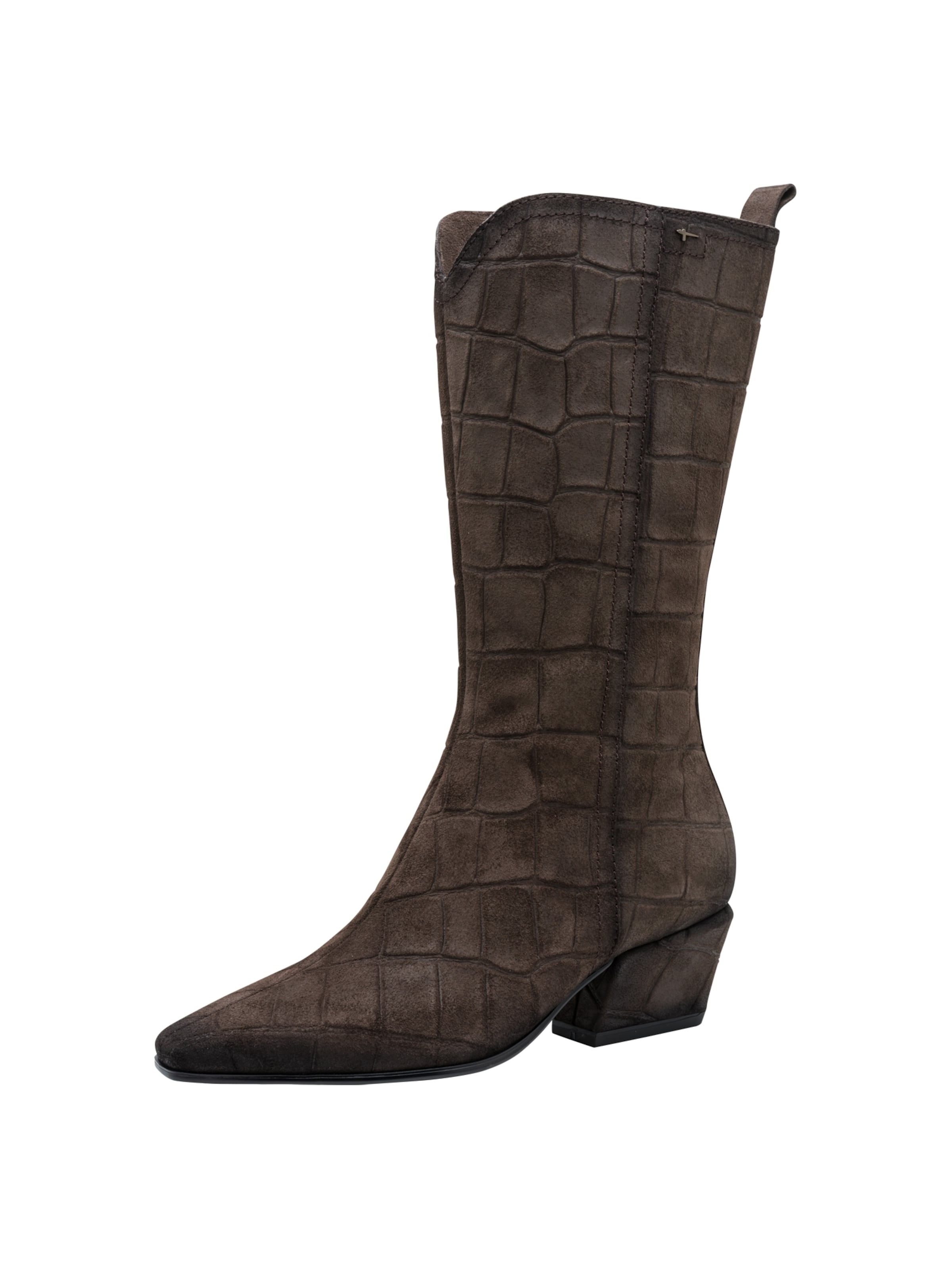Tamaris Bottes en 36 en brun foncé, Vue avec produit