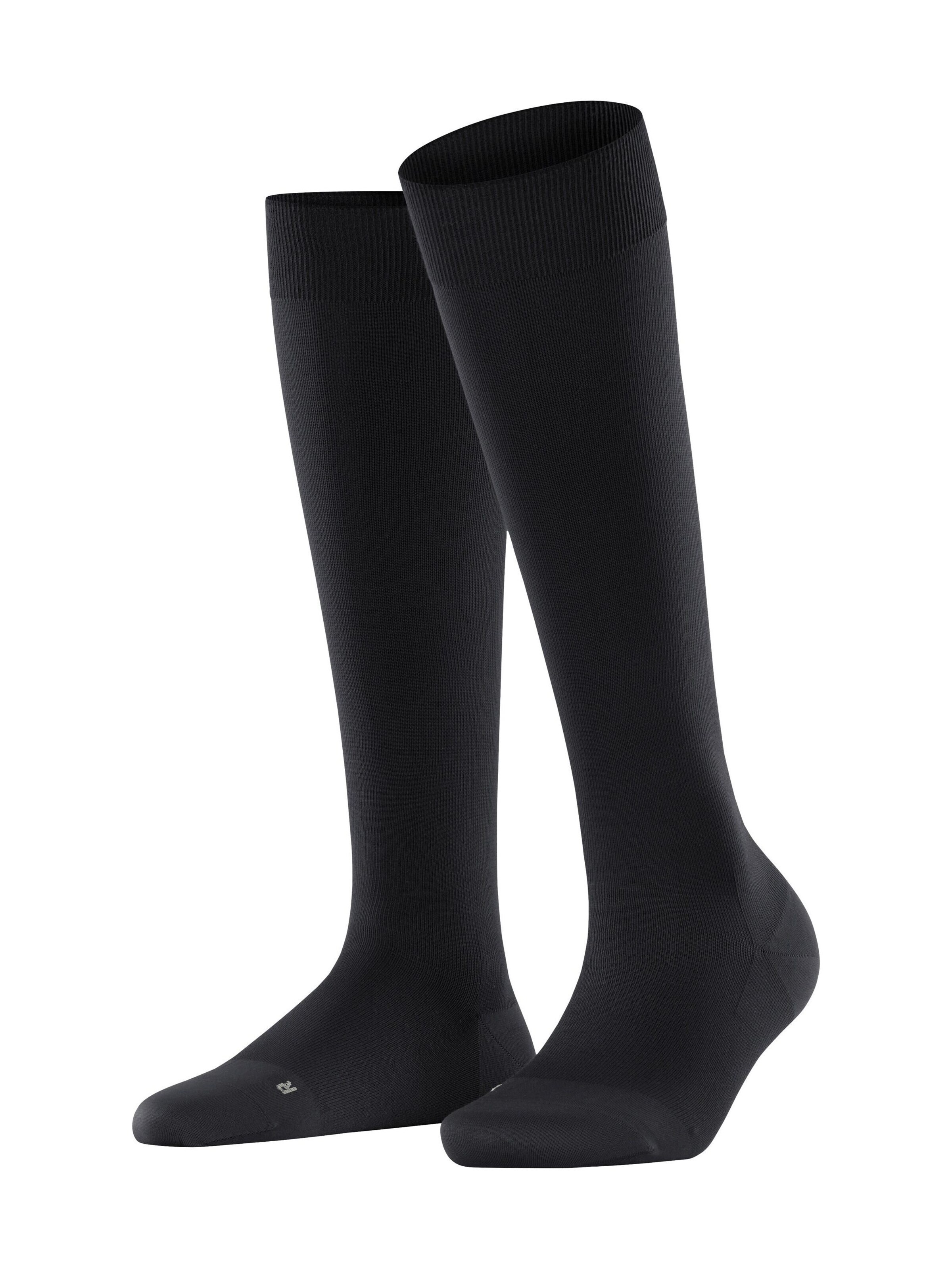 FALKE Overknee Strümpfe 'Energizer'‌‌‌‌‌‌‌ in Schwarz: Vorderseite
