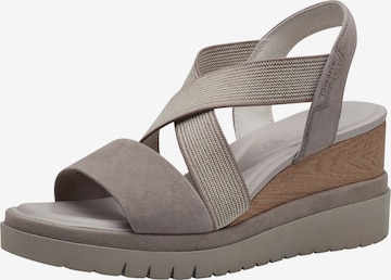 TAMARIS Sandals in Grey: front