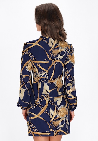 faina Cocktailjurk in Blauw