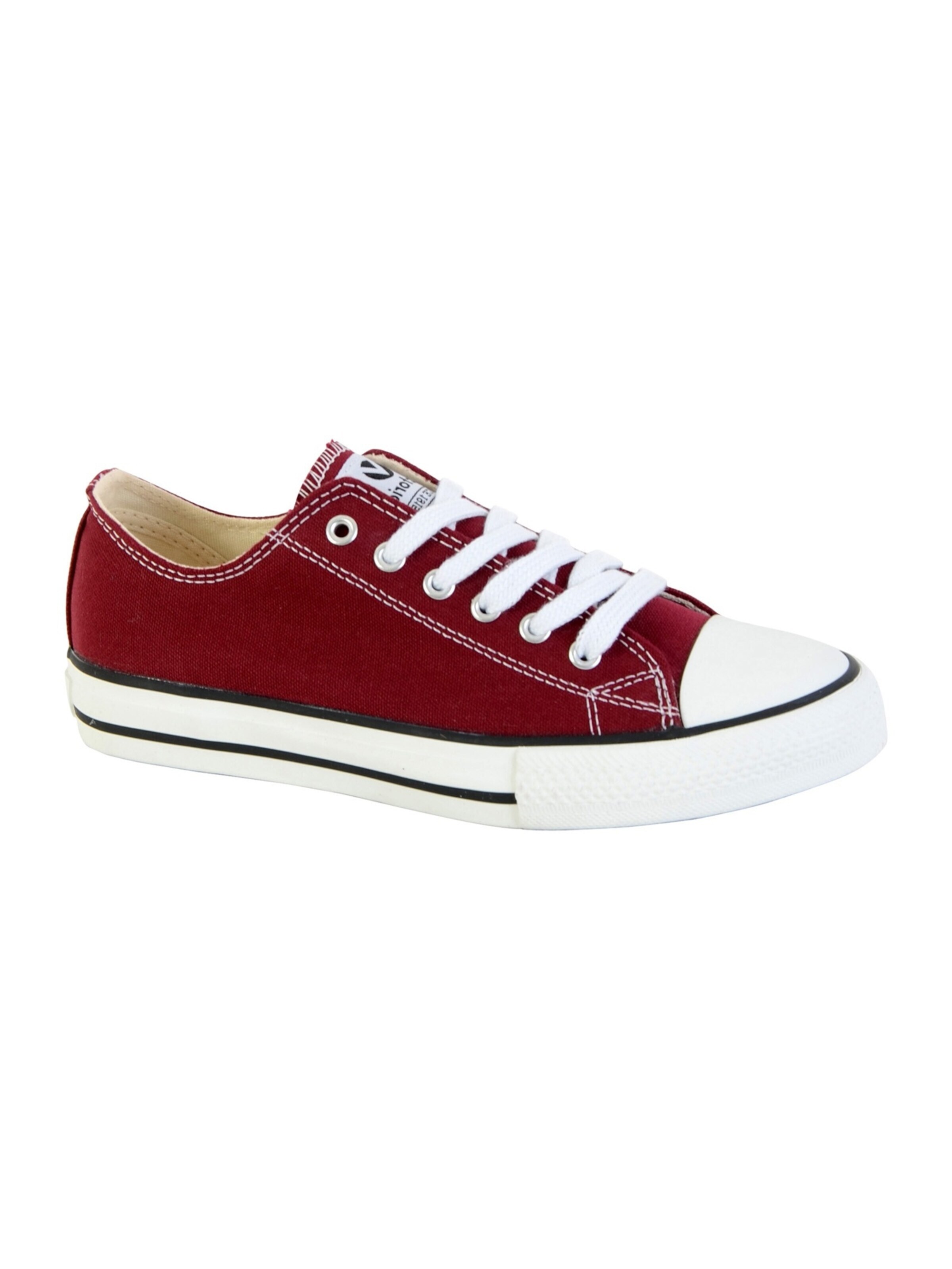 Chaussure de sport à lacets victoria en rouge