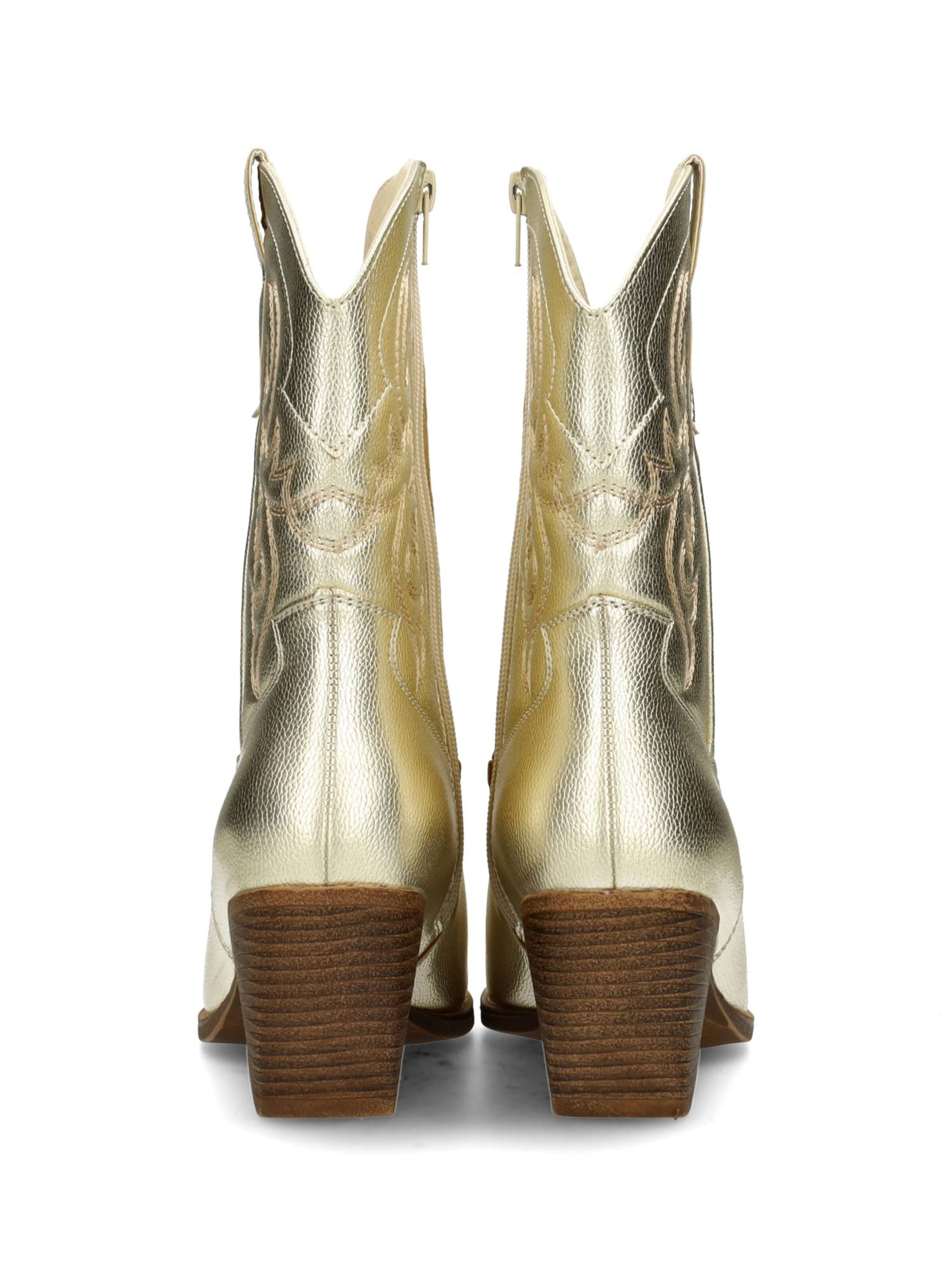 Bottes de cowboy 'Juul' POSH by Poelman en or