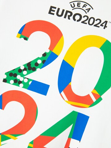 NAME IT Tričko 'Mica UEFA EURO 2024 ' - Biela