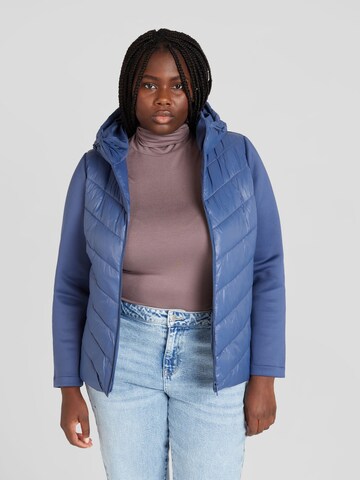 ONLY Carmakoma Between-season jacket in Blue: front