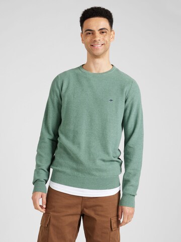 FYNCH-HATTON Пуловер в зелено: отпред