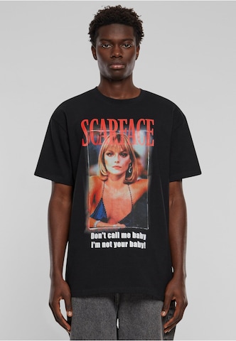 MT Upscale Tričko 'Scarface Don't Call Me Baby' – černá: přední strana