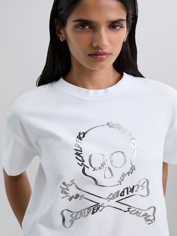Scalpers T-shirt i vit