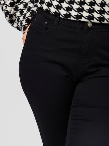 Regular Jeans 'Willa' de la KAFFE CURVE pe negru