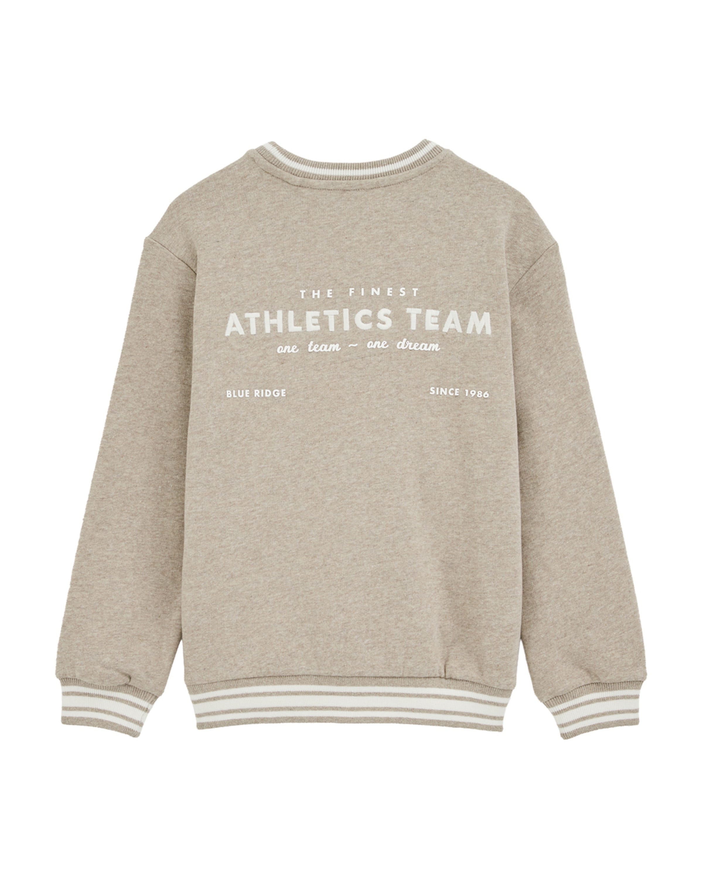 Pull-over WE Fashion en beige : devant