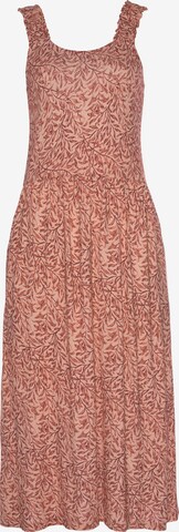 BEACH TIME Kleid in Pink: predná strana
