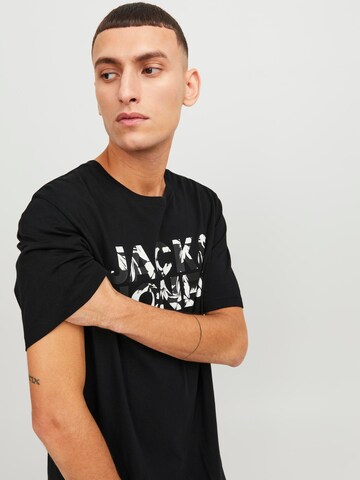 JACK & JONES - Camiseta 'JEFF' en negro