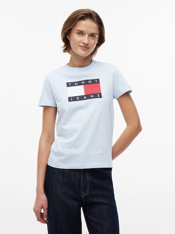 Tommy Jeans - Camisa em azul: frente