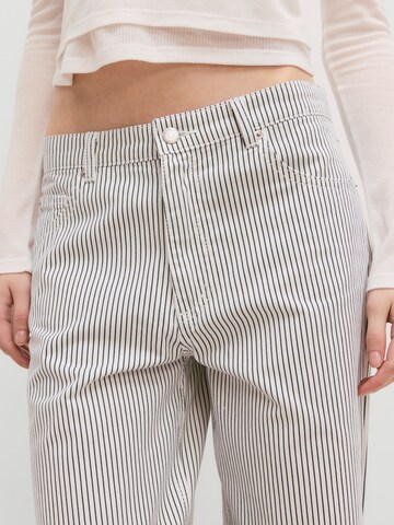 EDITED Wide leg Jeans 'Liv' in White