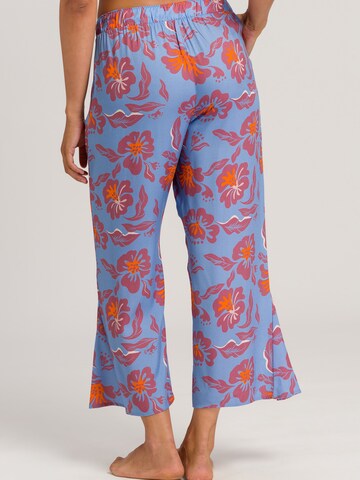 Hanro Loosefit Stoffhose ' Sunny Vibes ' in Blau