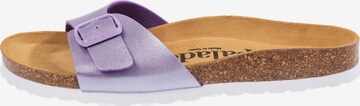 Palado Mules 'Malta' in Purple: front