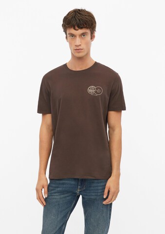 s.Oliver T-Shirt in Braun: Vorderseite