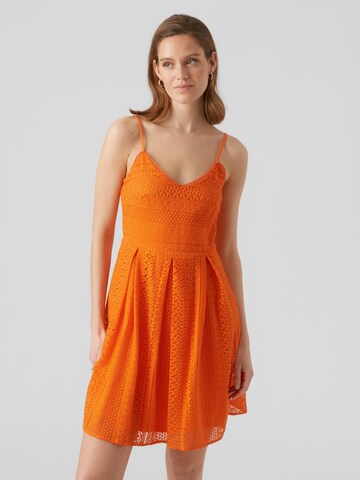 VERO MODA - Vestido 'HONEY' em laranja: frente