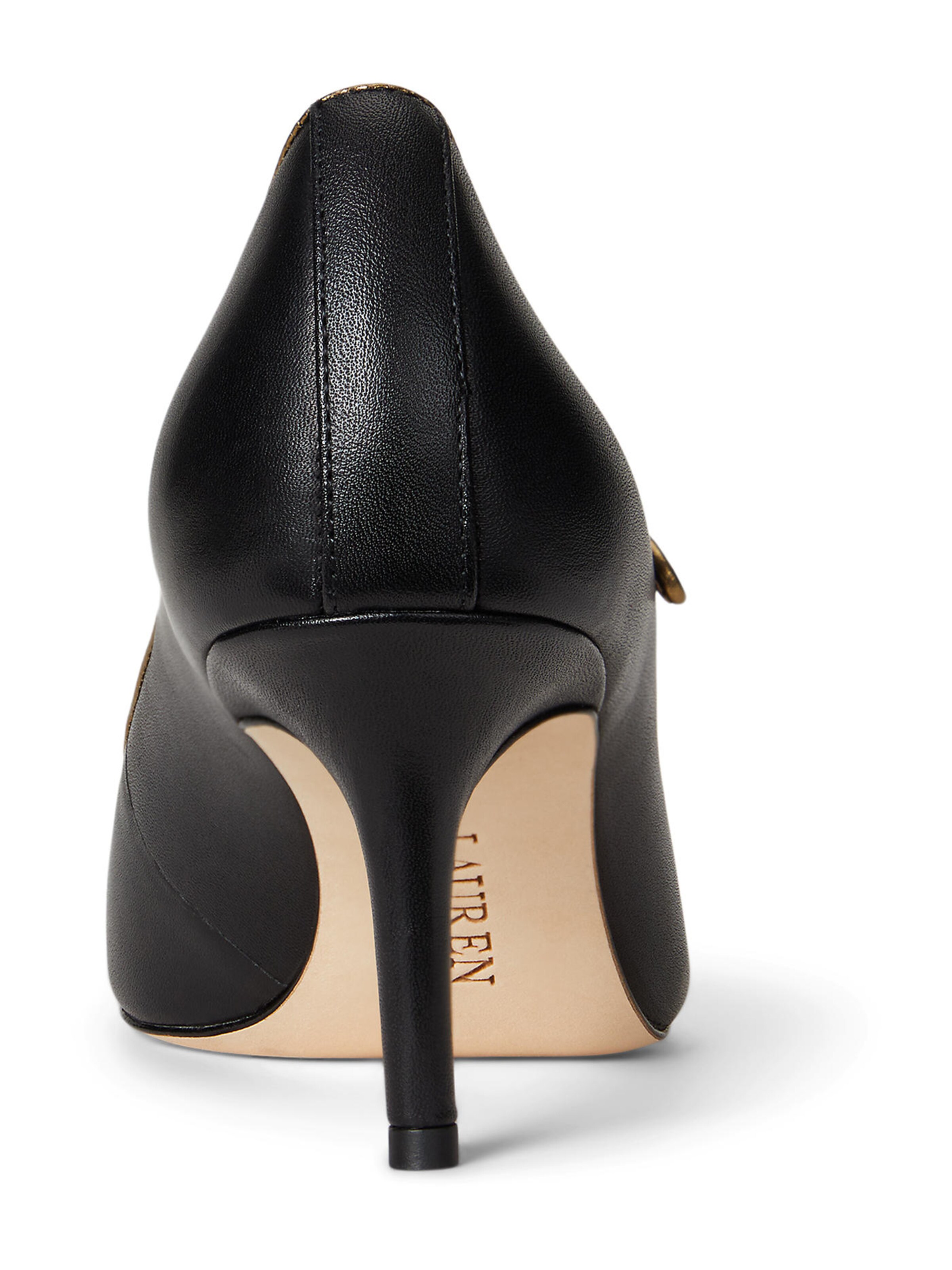 melns Lauren Ralph Lauren Augstpapēžu kurpes 'LANETTE'