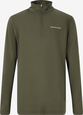ENDURANCE Funktionsshirt 'Allan' in Grün: Vorderseite
