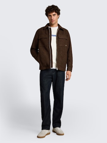TOM TAILOR DENIM Jacke in Braun