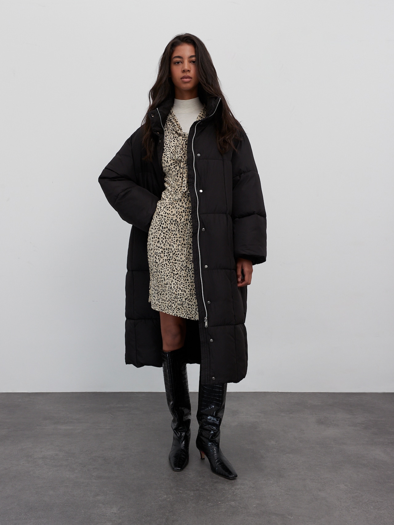 EDITED Producten Wintermantel 'Momo' Zwart