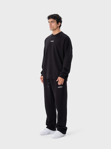 Ossy Homer Sweatshirt '450 GSM Heavy Cotton Oversize' in Black