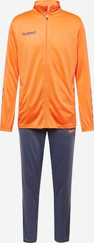 Hummel Trainingspak in Blauw: voorkant