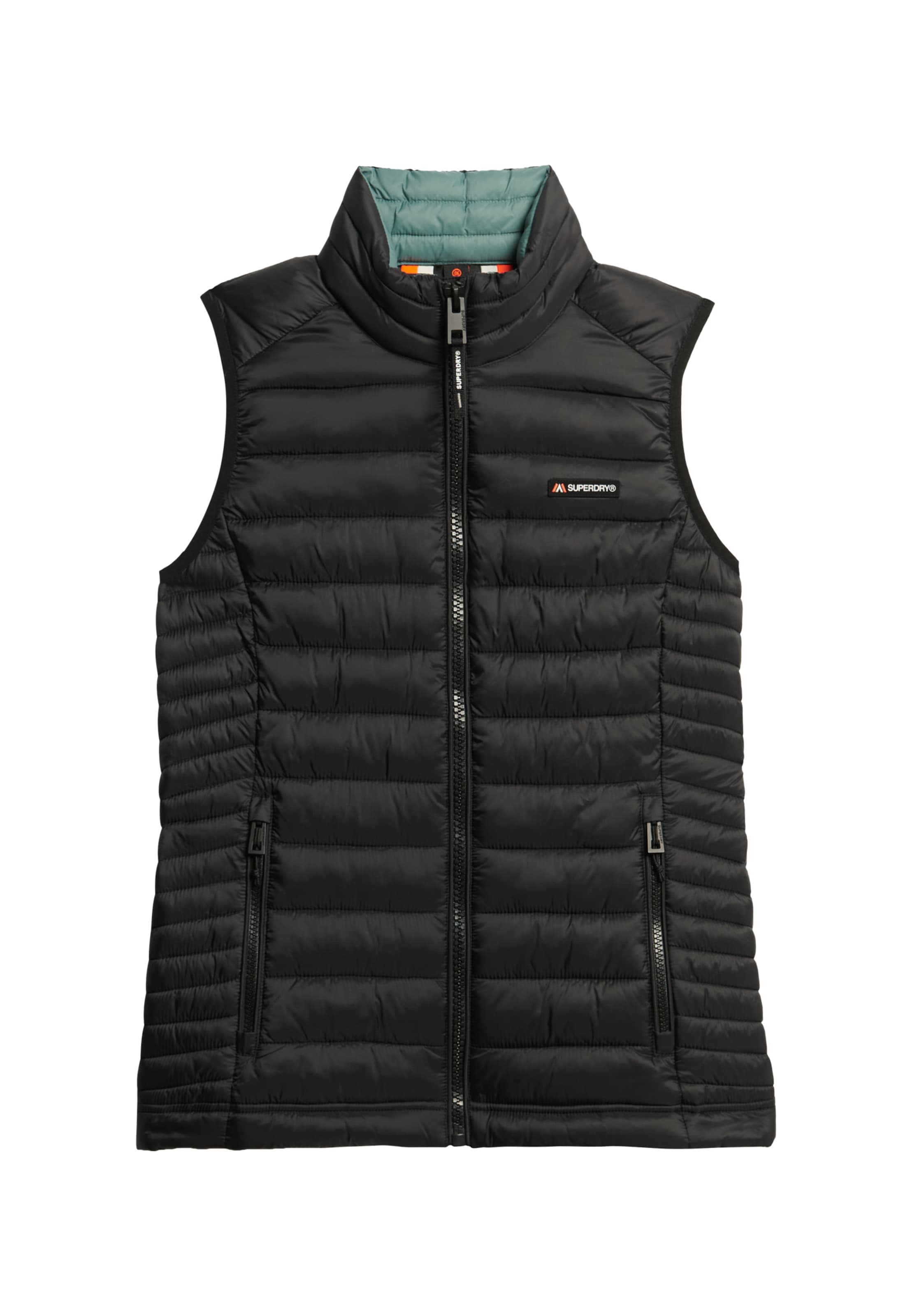 Superdry Bodywarmer &#x27;Fuji Lite&#x27; in Zwart: voorkant