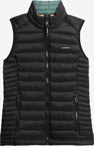Superdry Жилетка 'Fuji Lite' в Черный: спереди