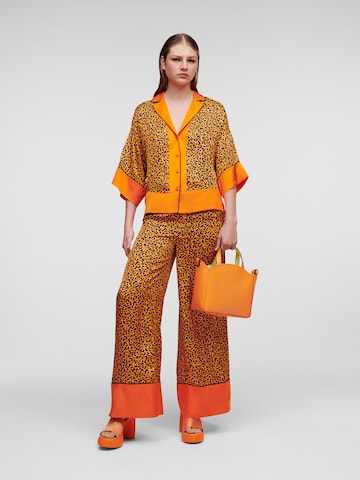 Karl Lagerfeld Bluse in Orange