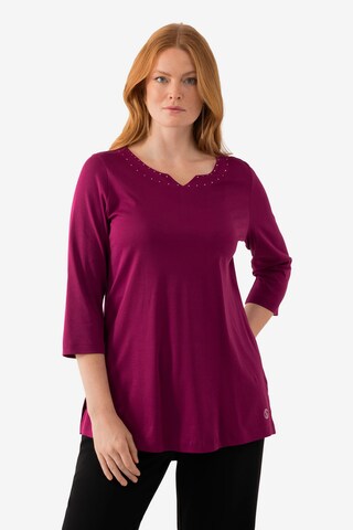 Ulla Popken Shirt in Roze: voorkant