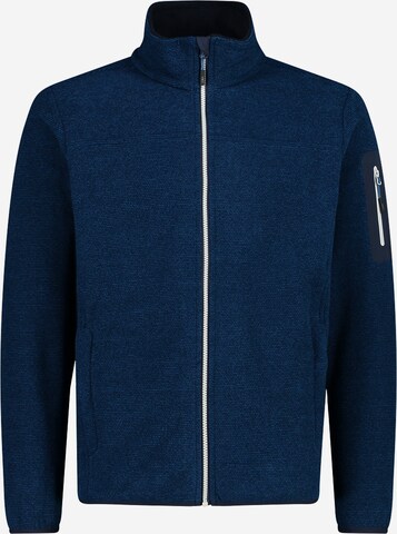 CMP Athletic Fleece Jacket in Blue: front