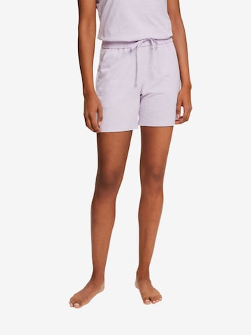 ESPRIT Pajama Pants in Purple