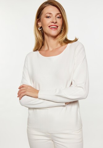 Pull-over Usha en blanc : devant