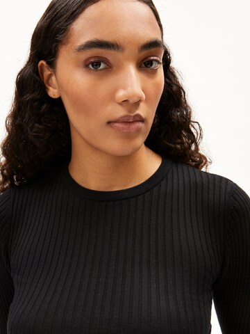 ARMEDANGELS Strickpullover ' ALAANIA RN ' in Schwarz