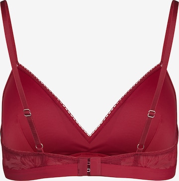 Skiny Triangle Bra in Red