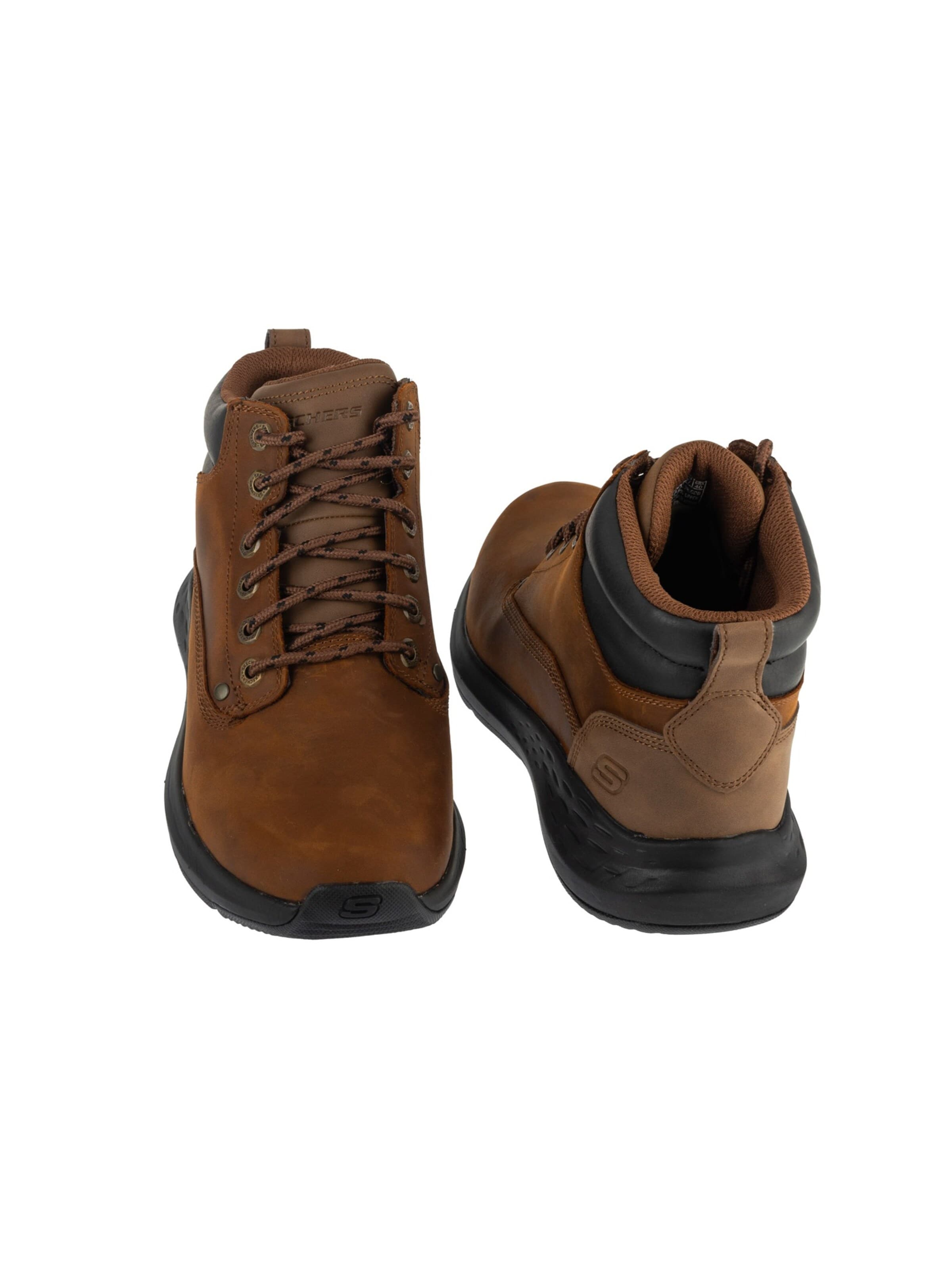 SKECHERS Veterboots in Bruin
