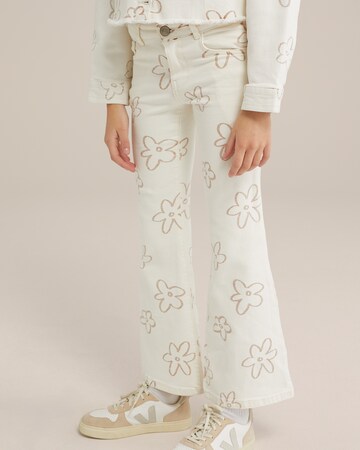 Loosefit Jeans di WE Fashion in bianco
