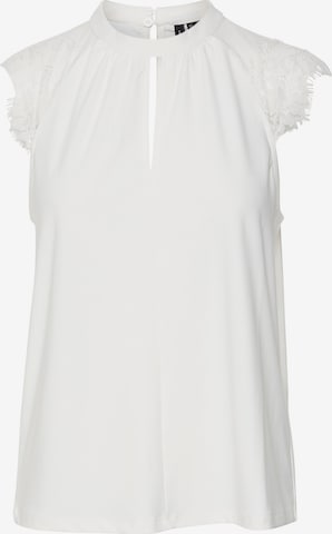 Vero Moda Curve Blouse 'Milla' in Wit: voorkant