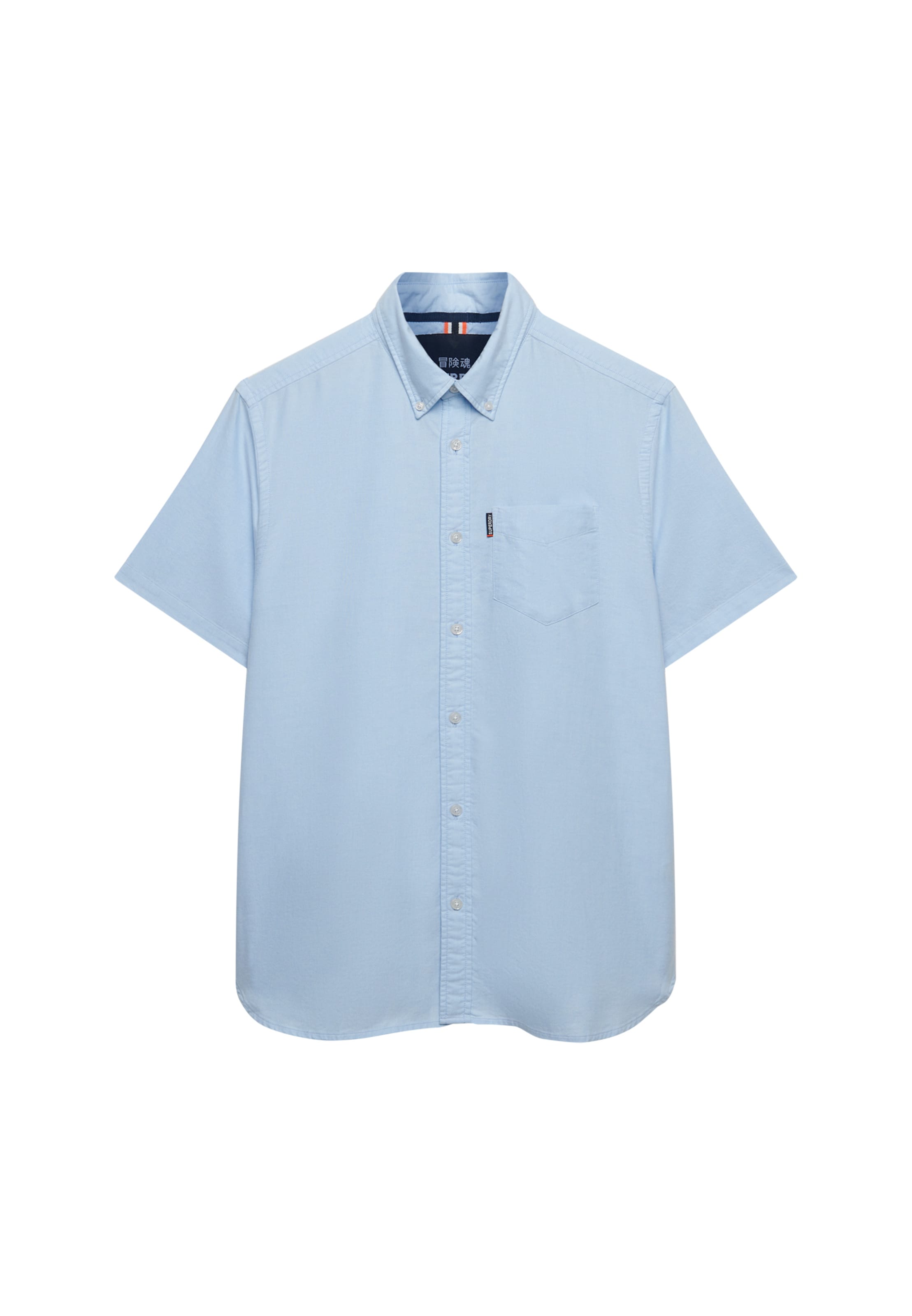 Superdry & Co Overhemd in Blauw: voorkant