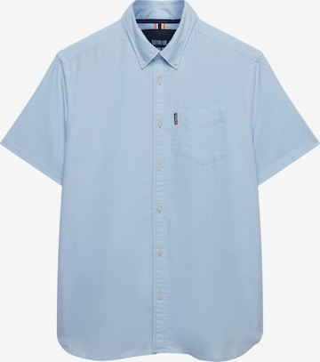 Superdry & Co Overhemd in Blauw: voorkant