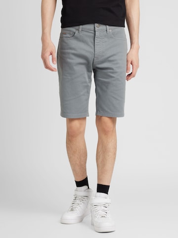 BOSS Orange Regular Shorts 'Delaware' in Grau: predná strana