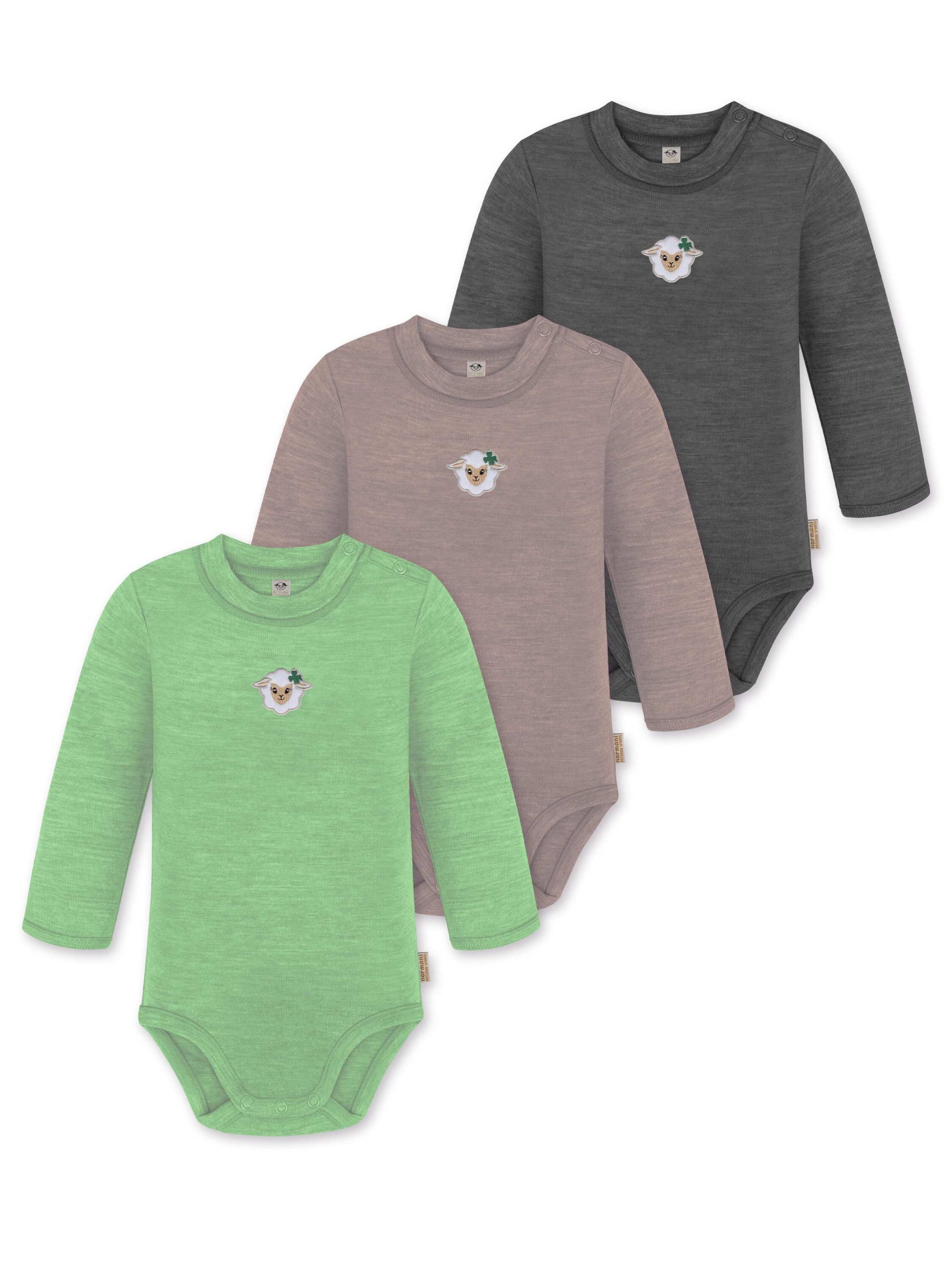 Barboteuse / body 'Tuai' normani en mélange de couleurs : devant