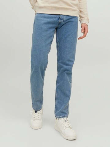 JACK & JONES Regular Jeans 'Mike Evan' in Blauw: voorkant