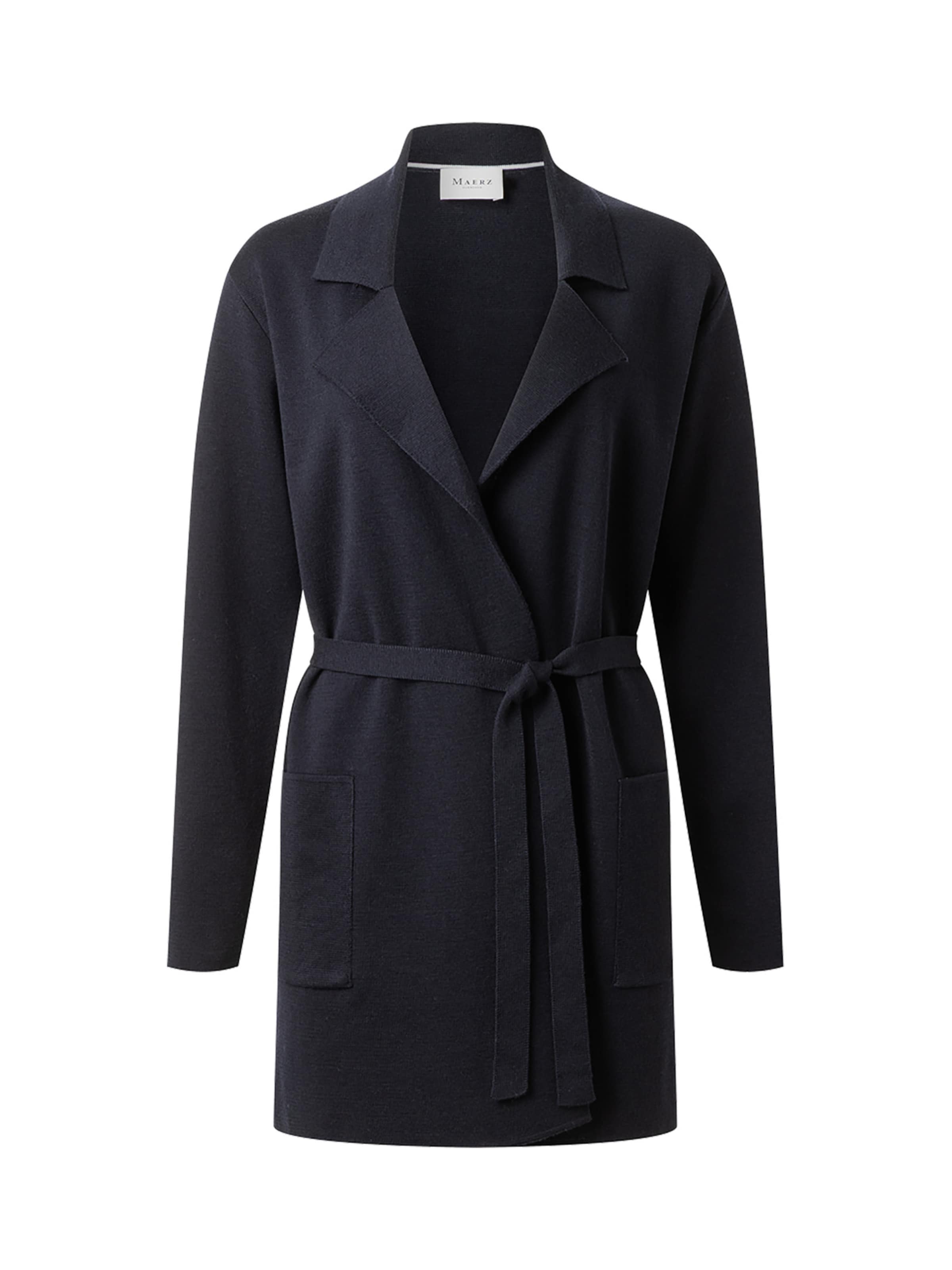 Cardigan MAERZ Muenchen en bleu : devant