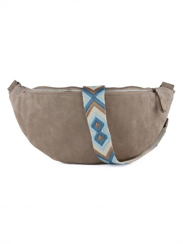 lePelou Fanny Pack 'TRAMA' in Grey: front