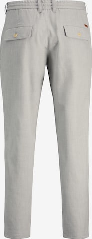 JACK & JONES Regular Pleat-Front Pants 'Bill' in Grey